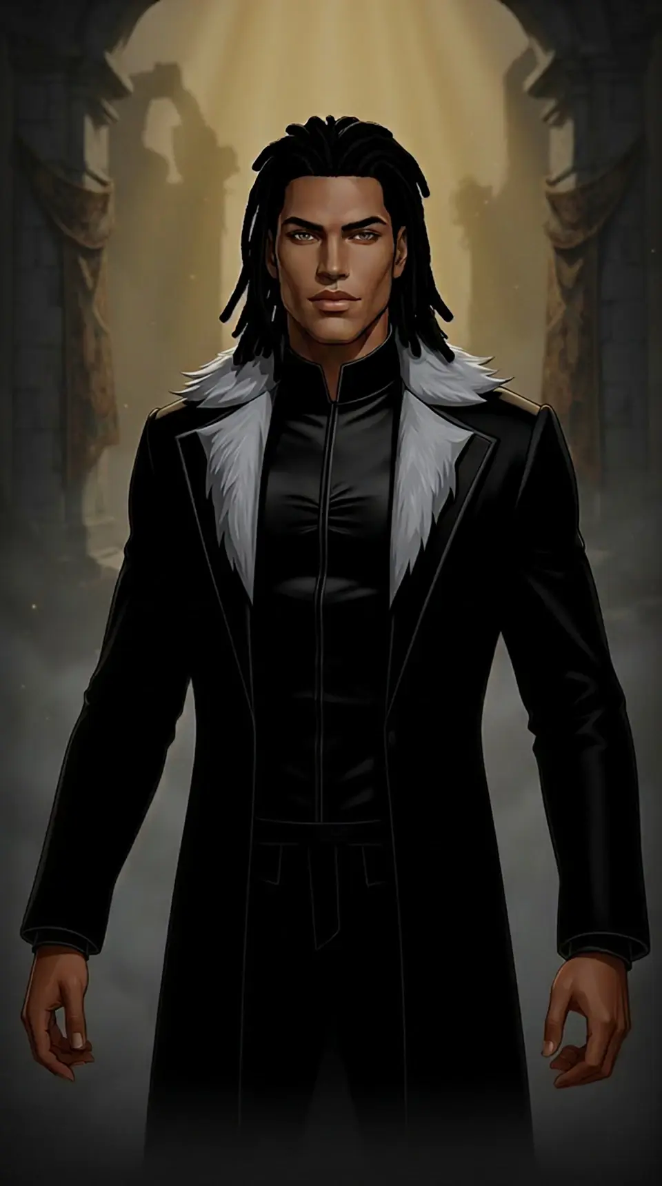 AI-forged hero portrait created with the Mythx character creator (example 8)