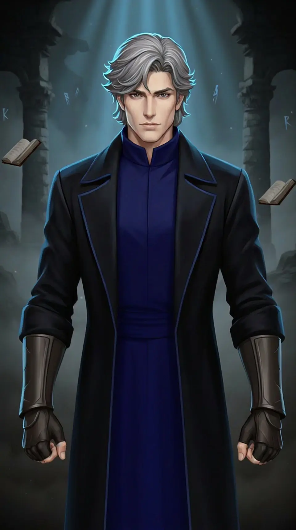 AI-forged hero portrait created with the Mythx character creator (example 9)