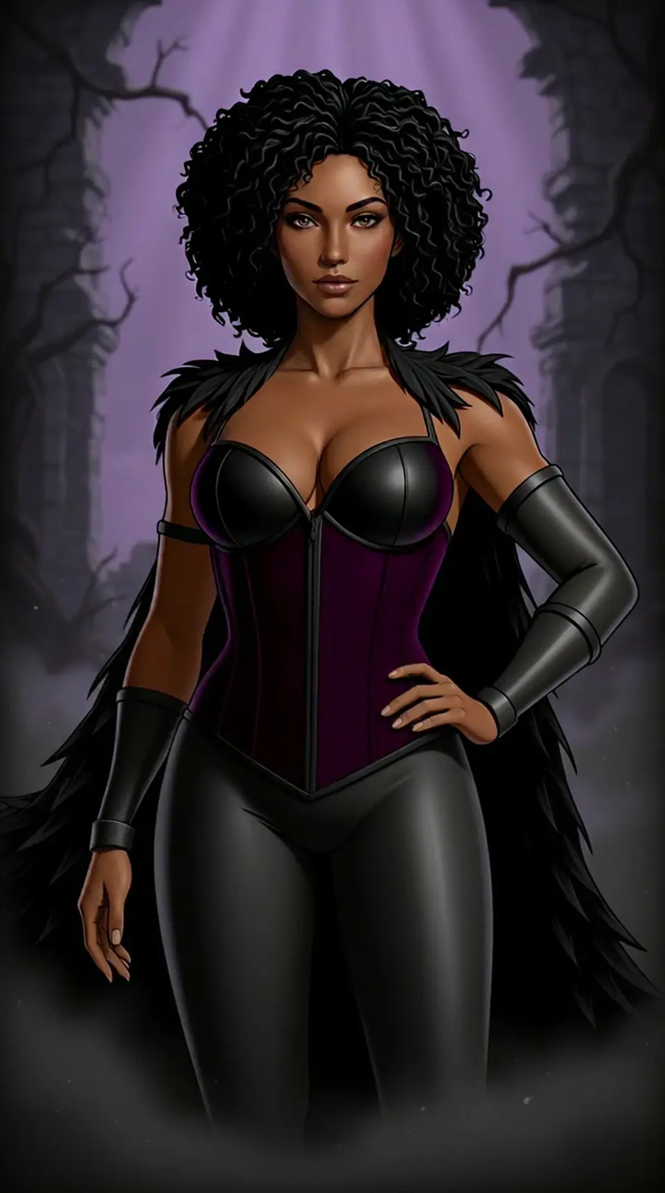 AI-forged hero portrait created with the Mythx character creator (example 10)
