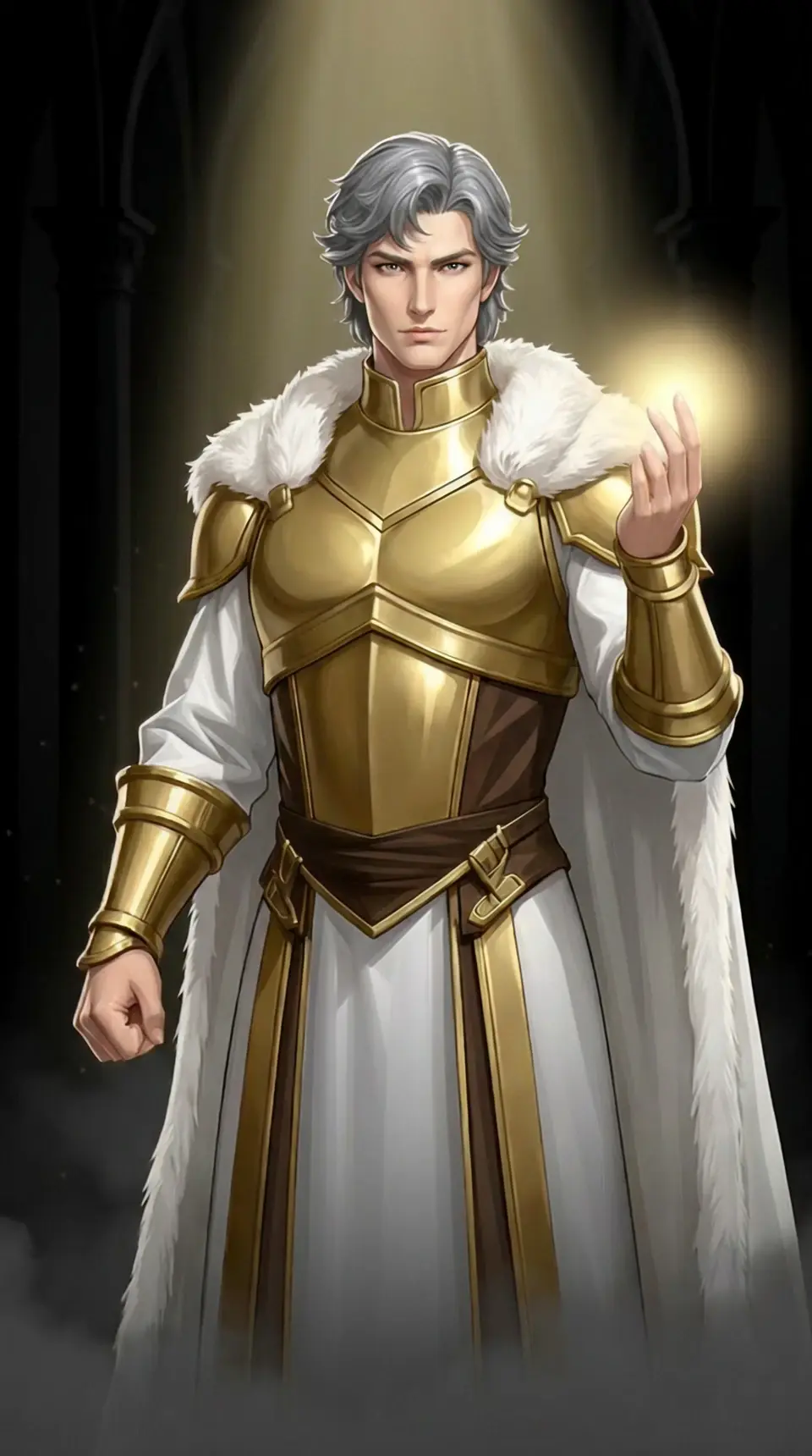 AI-forged hero portrait created with the Mythx character creator (example 12)